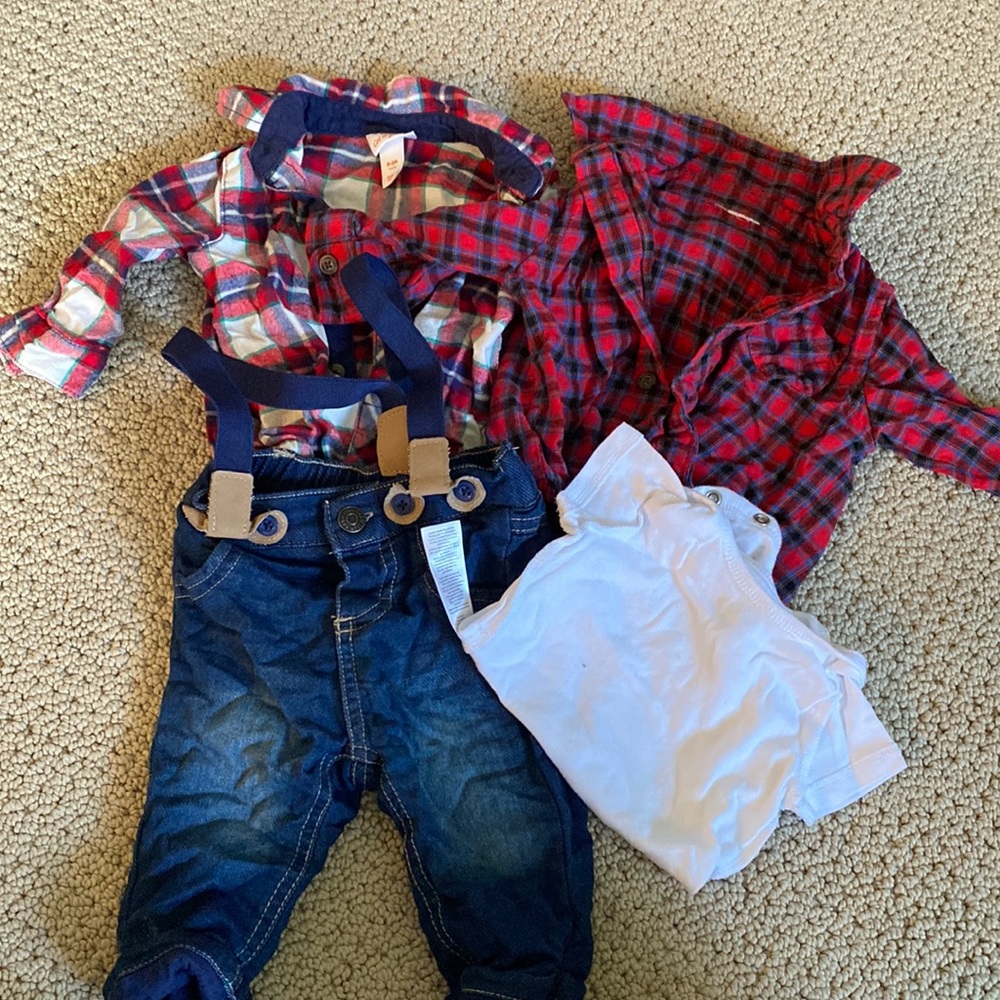 4 piece baby outfit set